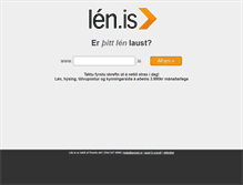 Tablet Screenshot of len.is