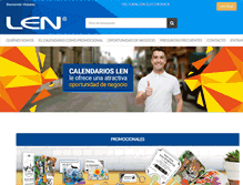 Tablet Screenshot of len.com.mx