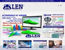 Tablet Screenshot of len.es